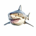 Humorous Distortions: Photorealistic Rendering Of A Large Shark