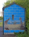 Humorous Wall art graffiti at Brean Somerset, UK 18-05-2020