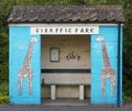 Humorous Wall art graffiti at Brean Somerset, UK 18-05-2020