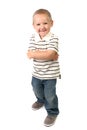 Humorous Young Boy Making a SIlly Happy Face Royalty Free Stock Photo