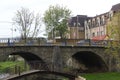 `Humpbacked bridge` in the city of Beregovo