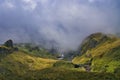 Humphries Castle on the volcano Mount Taranaki (New Zealand) Royalty Free Stock Photo