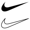 Humpolec, Czech Republic - January 03, 2023: Nike logo - fashion sport clothing product company