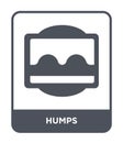 humps icon in trendy design style. humps icon isolated on white background. humps vector icon simple and modern flat symbol for