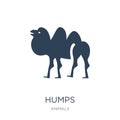 humps icon in trendy design style. humps icon isolated on white background. humps vector icon simple and modern flat symbol for