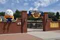 Humpty Dumpty sitting on the wall at Storybook Land