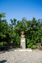 Humulesti memorial house - Ion Creanga statue Royalty Free Stock Photo