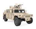 Humvee High Mobility Multipurpose Wheeled Vehicle Isolated Royalty Free Stock Photo