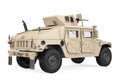 Humvee High Mobility Multipurpose Wheeled Vehicle Isolated Royalty Free Stock Photo