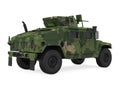 Humvee High Mobility Multipurpose Wheeled Vehicle Isolated