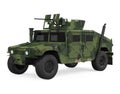 Humvee High Mobility Multipurpose Wheeled Vehicle Isolated Royalty Free Stock Photo