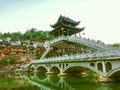 View Of Fenghuang Bridge Over Tuojiang River In Fenghuang Ancient Town, China. Royalty Free Stock Photo