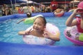 Hunan Huaihua, China: happy children swimming