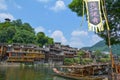Hunan Xiangxi Fenghuang Ancient City Summer Scenery