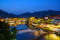 Hunan Xiangxi Fenghuang Ancient City Summer Scenery