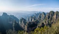 Hunan Zhangjiajie National Forest Park Yangjiajie Longquan Gap `Tianbo House` Royalty Free Stock Photo