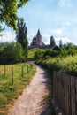 Hunawihr old fortified church Royalty Free Stock Photo