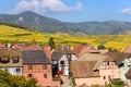 Hunawihr - small village in vineyards of alsace - france Royalty Free Stock Photo