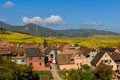 Hunawihr - small village in vineyards of alsace - france Royalty Free Stock Photo