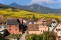 Hunawihr - small village in vineyards of alsace - france Royalty Free Stock Photo