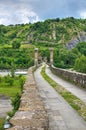 Hunchback Bridge. Bobbio. Emilia-Romagna. Italy.