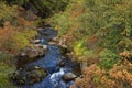 Hundafoss Waterfall in Skaftafell Natural Park Royalty Free Stock Photo