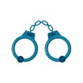 Hundcuffs icon clipart avatar logotype isolated vector flat illustration