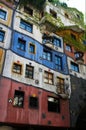 Hundertwasser apartment House Royalty Free Stock Photo