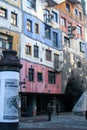 Hundertwasser Haus in winter, Vienna, Austria