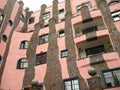 Hundertwasser house in Magdeburg, Germany.