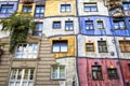 Hundertwasser house in Vienna Royalty Free Stock Photo