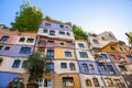 Hundertwasserhaus, an apartment house in Vienna, Austria