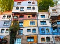 Hundertwasserhaus in Vienna Royalty Free Stock Photo