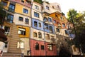 The Hundertwasserhaus in Vienna, Austria Royalty Free Stock Photo