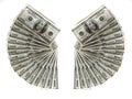 Hundred Dollar Bills American Cash Money Royalty Free Stock Photo