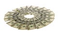 Hundred Dollar Bills: Two Thousand Royalty Free Stock Photo