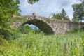 Hundred-meter boulder-arch bridge Royalty Free Stock Photo