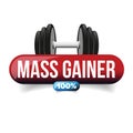 Hundred percent Mass Gainer button