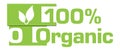 Hundred Percent Organic Green Stripes