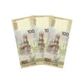 A hundred rubles,