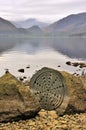 Hundred year stone, Derwentwater Royalty Free Stock Photo