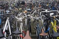 Hundreds of bikes outside Central Station in Amsterdam