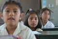 LIMA, PERU - MARCH 01, 2012: HUNDREDS OF CHILDREN START THE SCHOOL YEAR IN ONE OF THE DISTRICTS OF THE CITY OF LIMA. PRESENTIAL Royalty Free Stock Photo