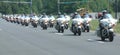 Police motorcycles from all of Maryland Royalty Free Stock Photo