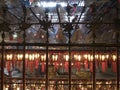 Red and Yellow Lanterns in Man Mo Temple Hong Kong