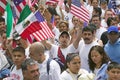 Hundreds of thousands of immigrants participate in march for Immigrants and Mexicans protesting against Illegal Immigration reform