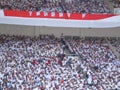 Hundreds of thousands of people attend the Jokowi - Ma`ruf Amin campaign in Senayan.