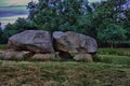 Hunebed in Drenthe, The Netherlands Royalty Free Stock Photo