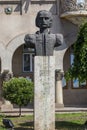 Statue of Iancu from Hunedoara Ioannes Corvinus or Ioan Huniade in Hunedoara, Transylvania. Royalty Free Stock Photo