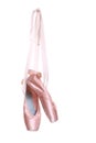 Hung ballet shoes